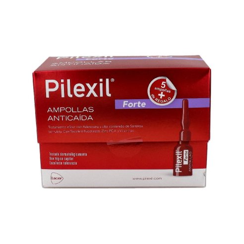 PILEXIL FORTE AMPOLLAS ANTICAIDA  5 ML 15 AMPOLLAS