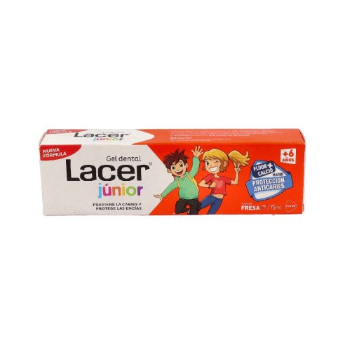 LACER JUNIOR GEL DENTAL  75 ML FRESA