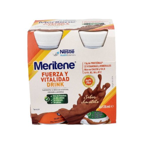 MERITENE ACTIV DRINK  125 ML 4 BOTELLAS CHOCOLATE