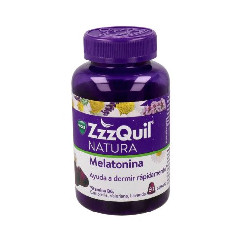 ZZZQUIL NATURA  MELATONINA 60 GOMINOLAS