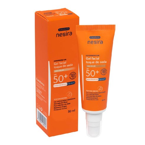 ACOFARDERM SPF 50 GEL FACIAL TOQUE DE SEDA COLOR 50ML