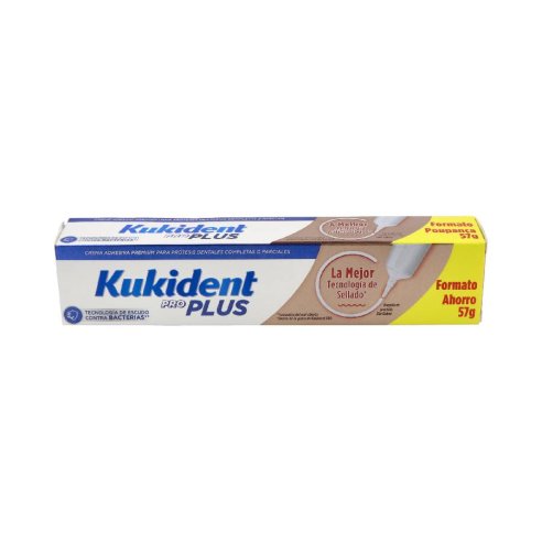 KUKIDENT PRO EFECTO SELLADO CREMA ADH PROTESIS DENTAL 57 G