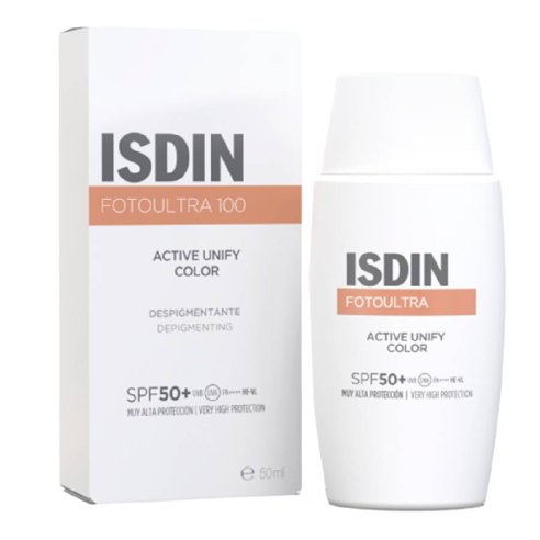 FOTO ULTRA 100 ISDIN ACTIVE UNIFY FUSION FLUID COLOR 50ML