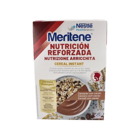 MERITENE CEREAL CEREALES CON CACAO  2 BOLSAS 300 G