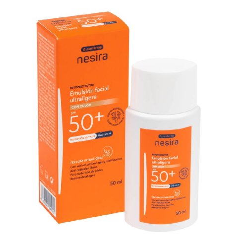 ACOFARDERM SPF 50 EMULSION FLUIDA FACIAL  COLOR 50 ML