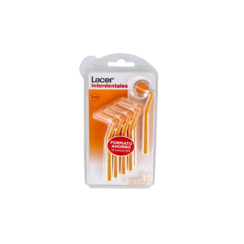 CEPILLO INTERDENTAL LACER ANGULAR EXTRAFINO SUAVE 10 UNI