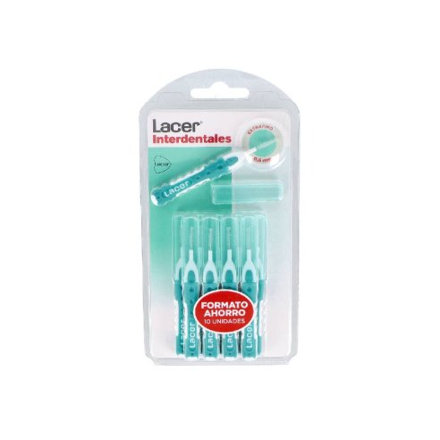 CEPILLO INTERDENTAL LACER EXTRAFINO RECTO 10 UNIDADES